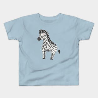 Cute Baby Zebra Kids T-Shirt